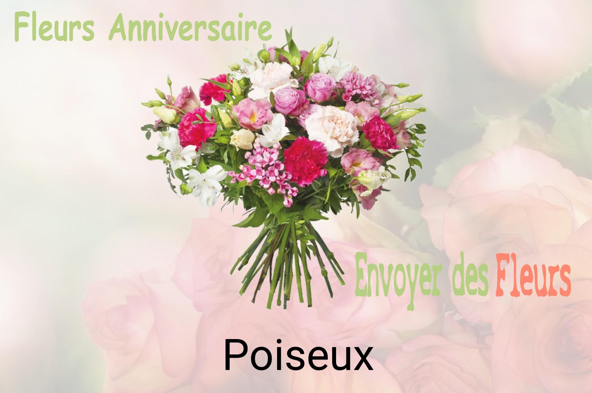 Bouquet de fleurs d’anniversaire livré à Poiseux