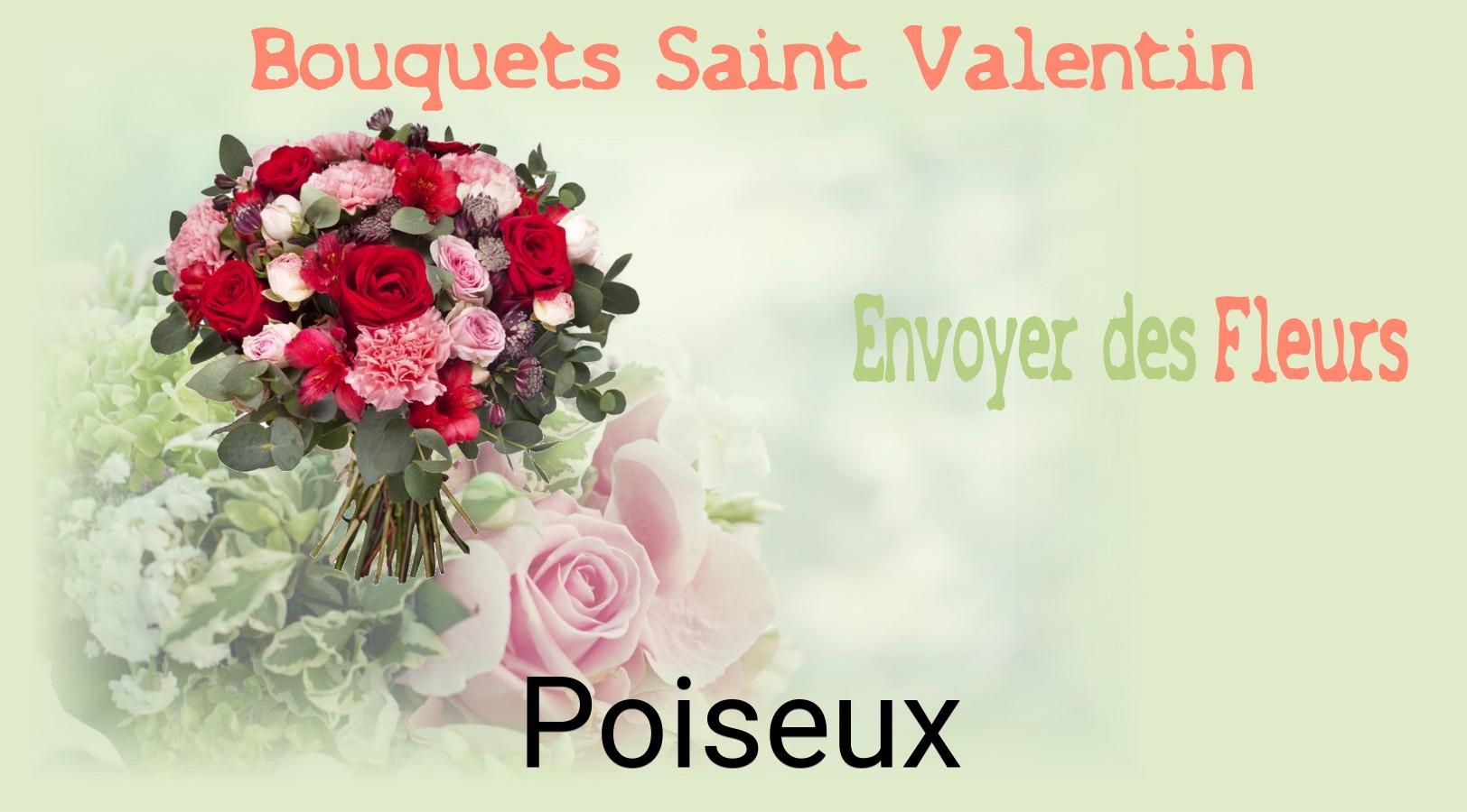 Roses de Saint-Valentin livrées à Poiseux